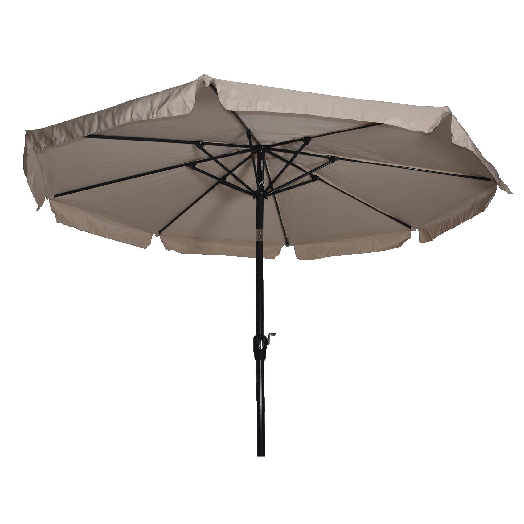 Lesli Living Libra Stokparasol - Parasol - Ecru - 6x4x2 cm - 300 cm Lesli Living Libra Stokparasol - Parasol - Ecru - 6x4x2 cm - 300 cm