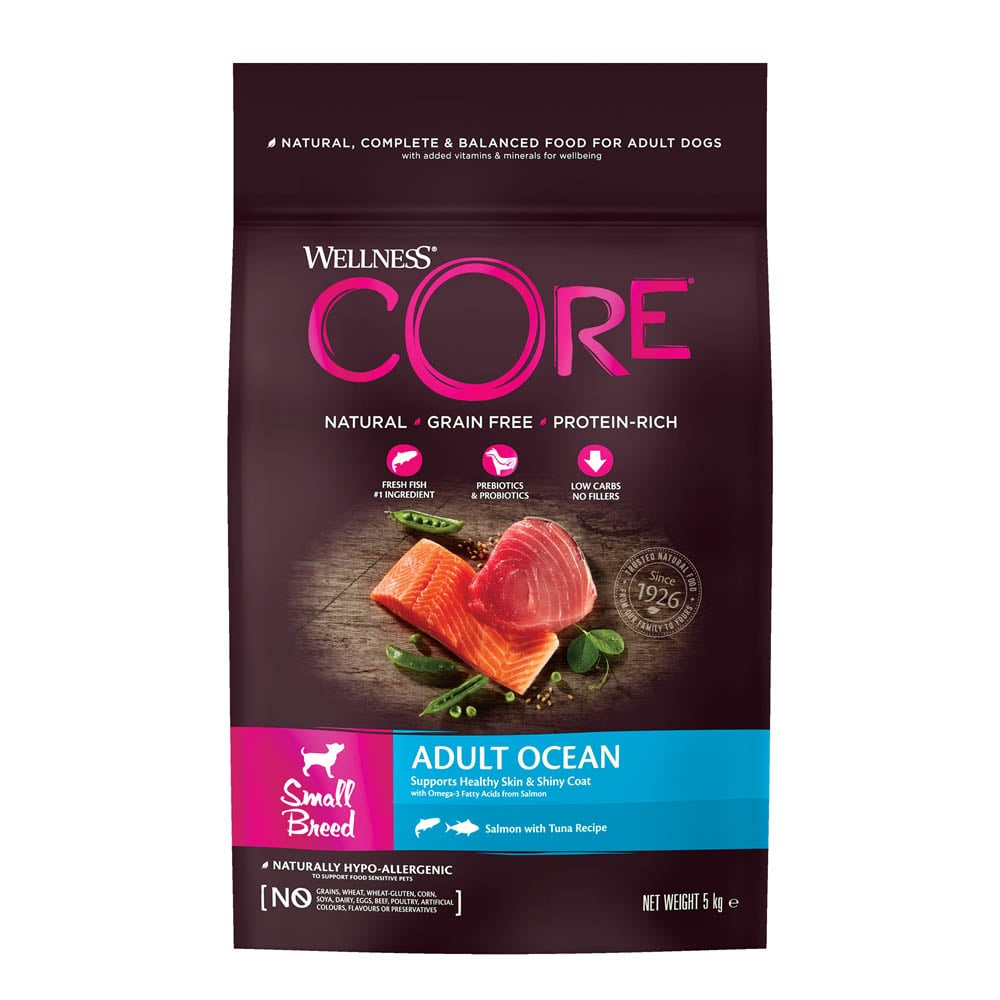 Wellness CORE Adult Ocean Small-Breed - Hondenvoer - Zalm - Tonijn - 5 kg