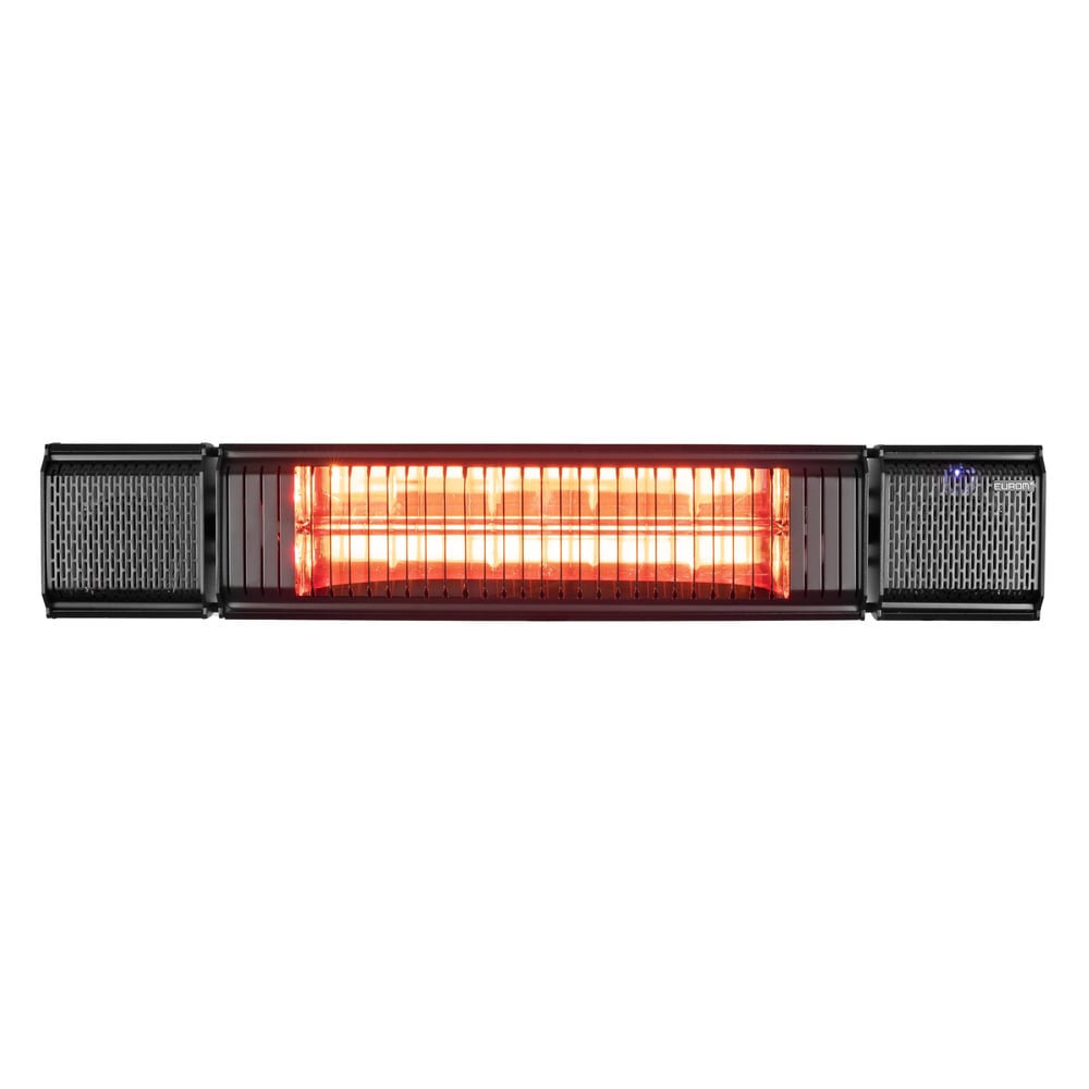 Eurom Heat and Beat - Hangende terrasverwarmer - Zwart - 2000 W Eurom Heat and Beat - Hangende terrasverwarmer - Zwart - 2000 W