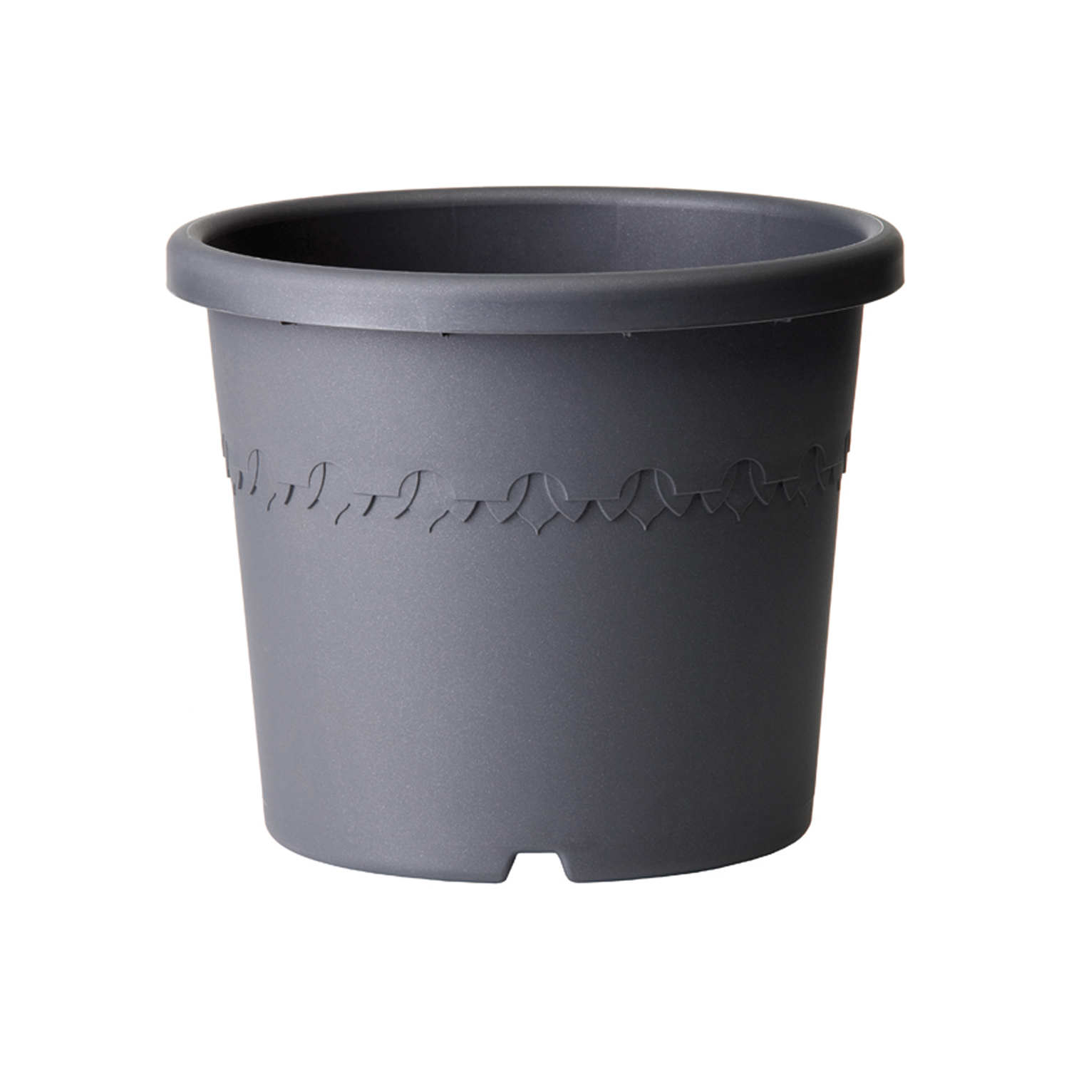 Elho Algarve - Bloempot - Antraciet - 25 cm Elho Algarve - Bloempot - Antraciet - 25 cm
