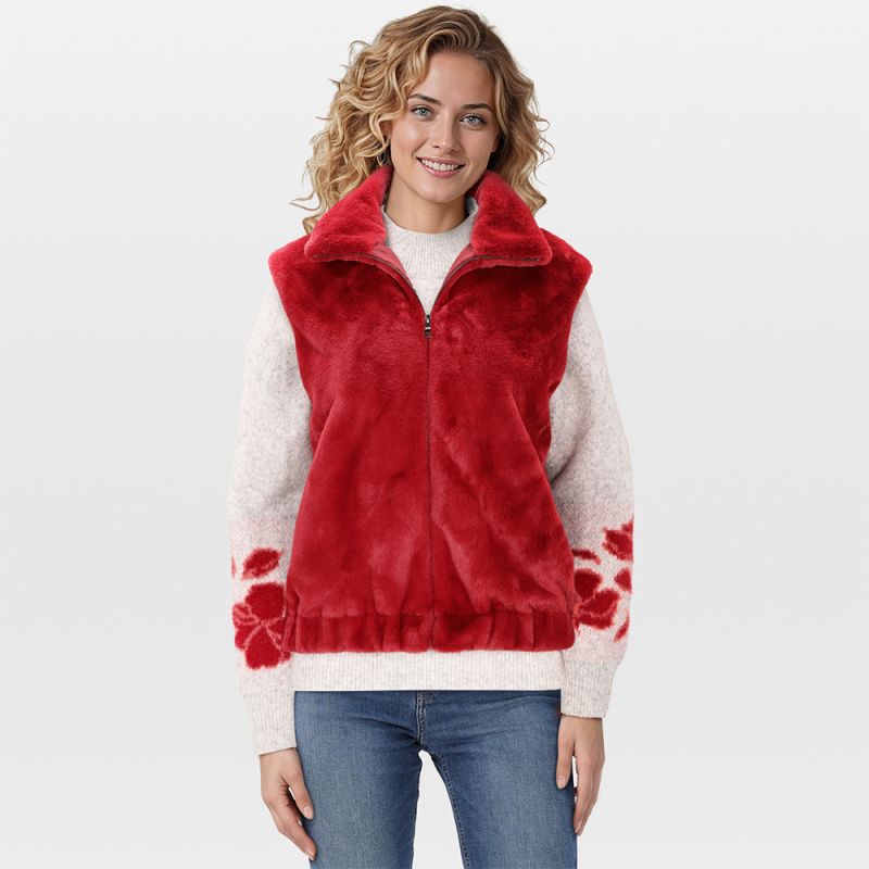 Veleste Jinta - Gilet - 36 - Rood Veleste Jinta - Gilet - 36 - Rood