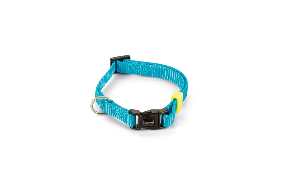 Beeztees Uni - Halsband Hond - lichtblauw - 10 mm - 20 tot 30 cm Beeztees Uni - Halsband Hond - lichtblauw - 10 mm - 20 tot 30 cm