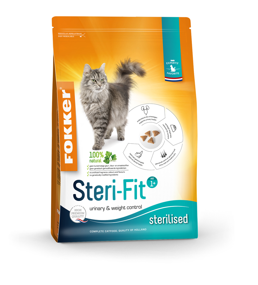 Fokker Steri-Fit - Kattenvoer - 10.00 - rijst, kip
