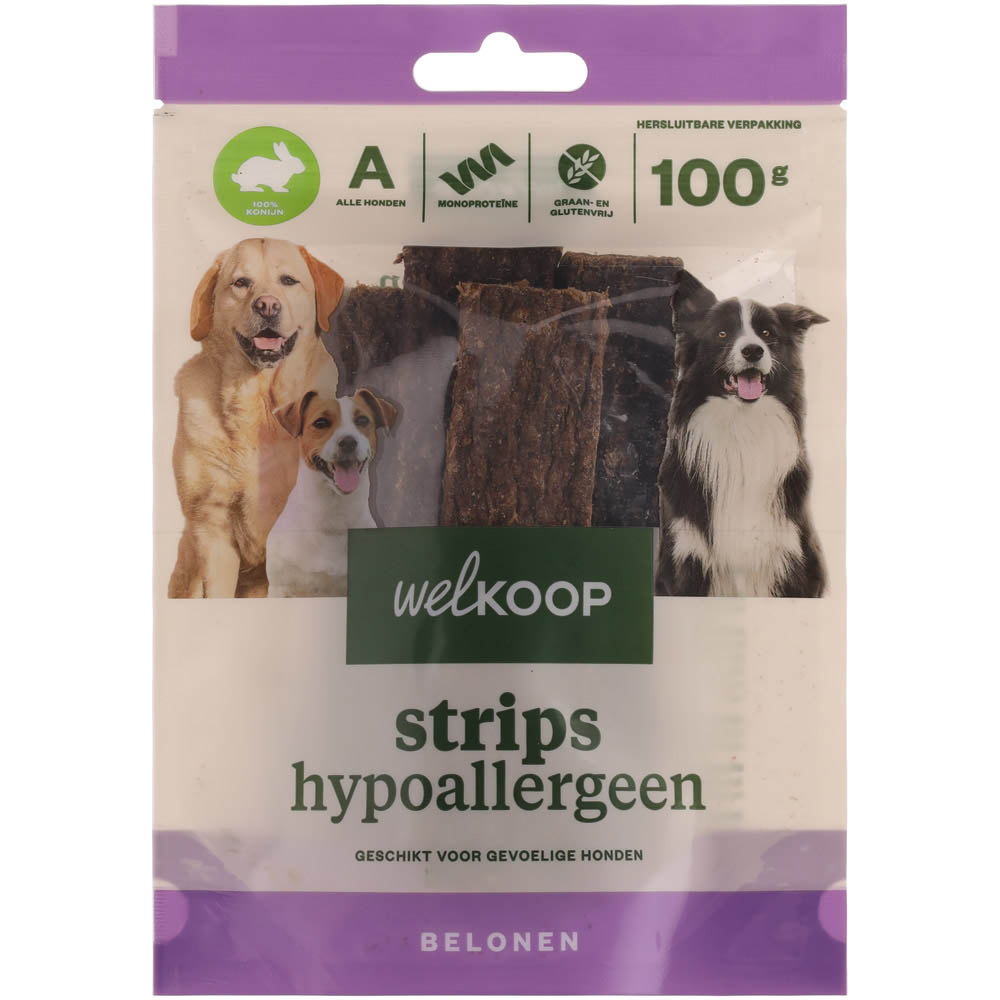 Welkoop - Strips Hypoallergeen - 20.00 cm - 100.00 - 14.00 cm - konijn - 2.00 cm