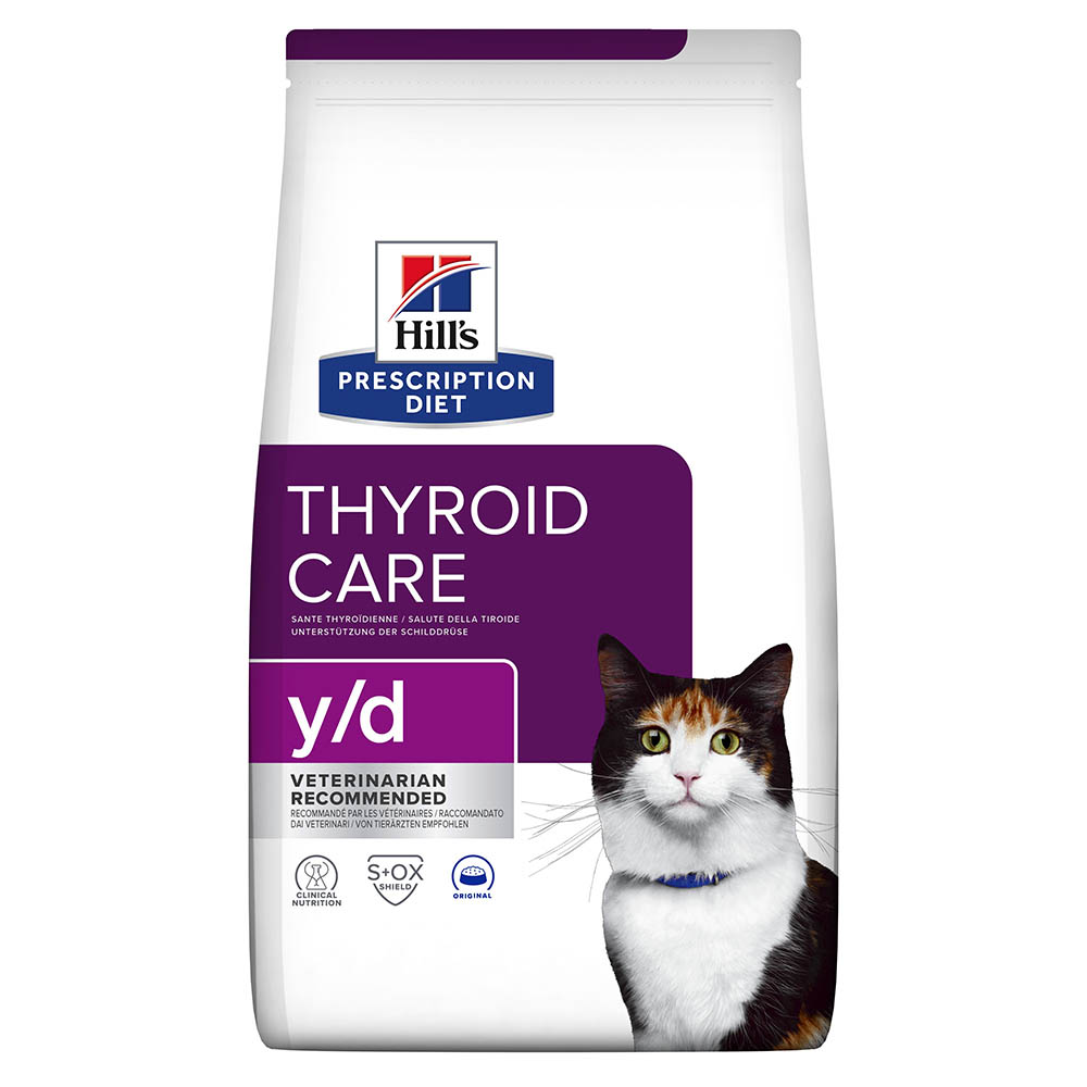 Hill's Prescription Diet Thyroid Care y/d - Kattenvoer - 3.00 - Dierlijke vetten