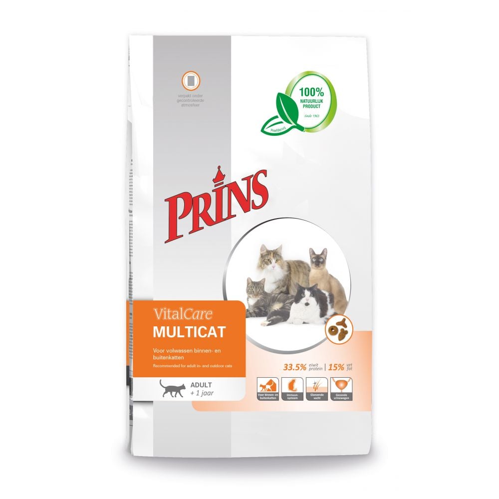 Prins VitalCare Multicat- Kattenvoer - 1.50 - gevogelte