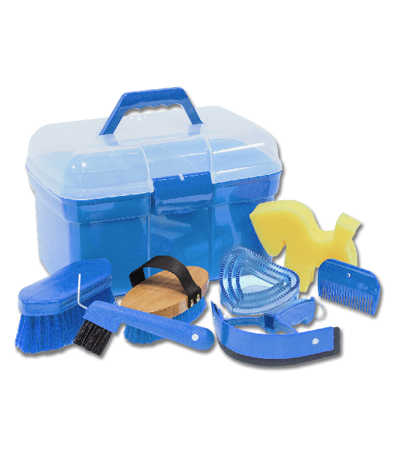 Waldhausen - met inhoud - Poetskist - 20.00 cm - Blauw - 25.00 cm - 17.00 cm