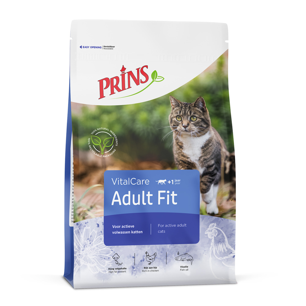 Prins VitalCare Adult - Kattenvoer - 10.00 - gevogelte