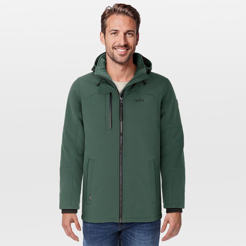 Kjelvik Thom - Softshell jas - 2XL - Groen Kjelvik Thom - Softshell jas - 2XL - Groen