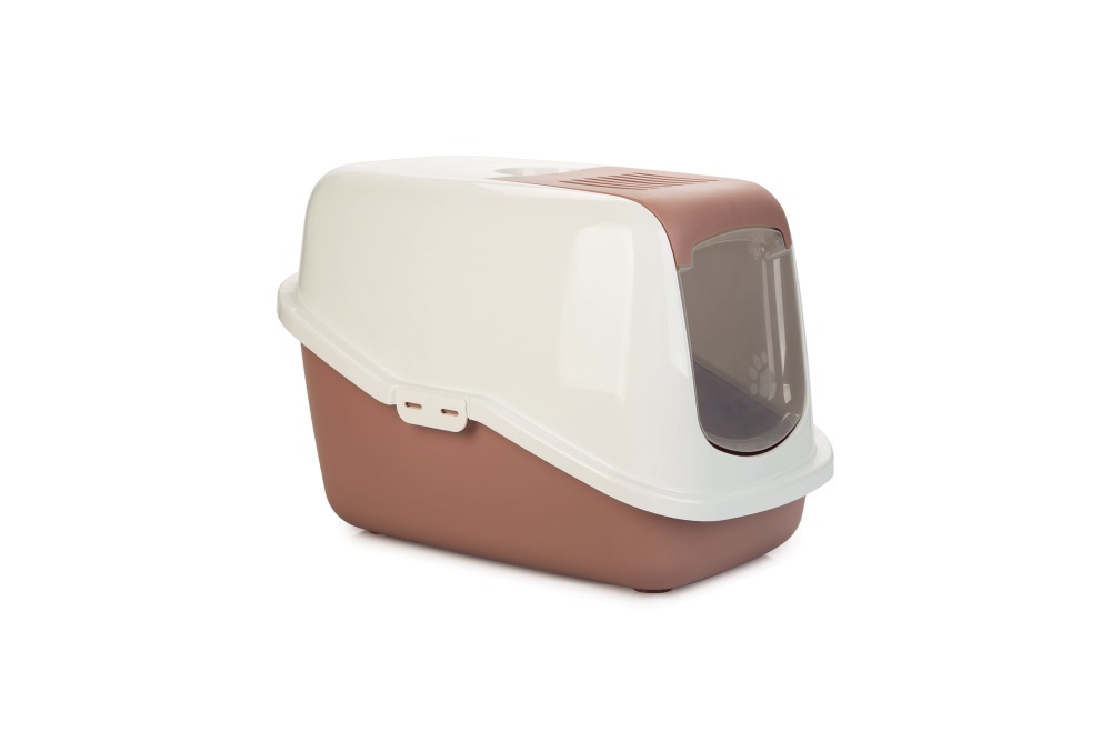 Savic Nestor - Kattenbak - Roze Wit - 39x39x56 cm Savic Nestor - Kattenbak - Roze Wit - 39x39x56 cm