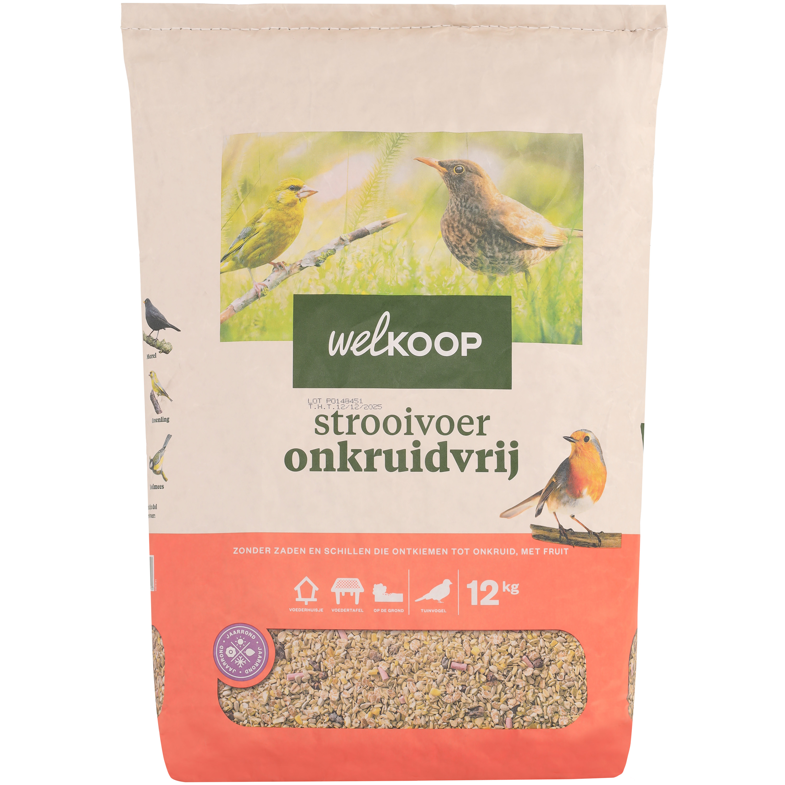 Welkoop - Strooivoer met Fruit - Onkruidvrij - Tuinvogelvoer - 12 - Onkruidvrij Welkoop - Strooivoer met Fruit - Onkruidvrij - Tuinvogelvoer - 12 - Onkruidvrij