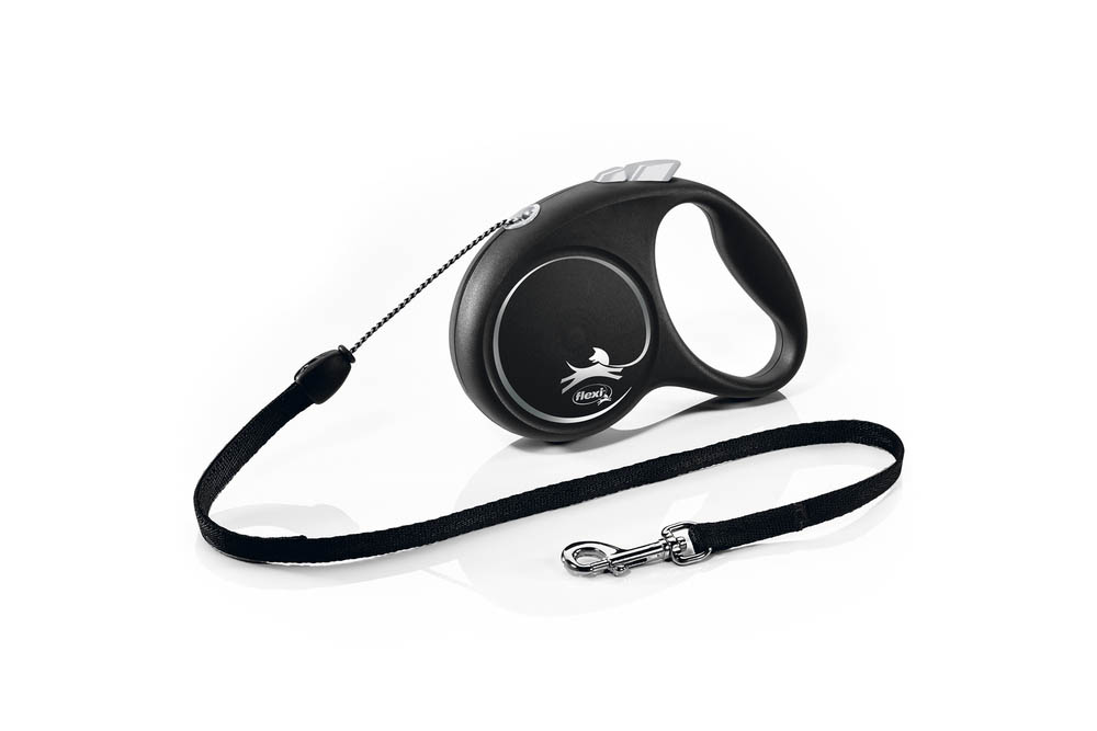 Flexi Black Design - Koord - Rollijn - Hondenriem - zwart - S - 500 cm Flexi Black Design - Koord - Rollijn - Hondenriem - zwart - S - 500 cm
