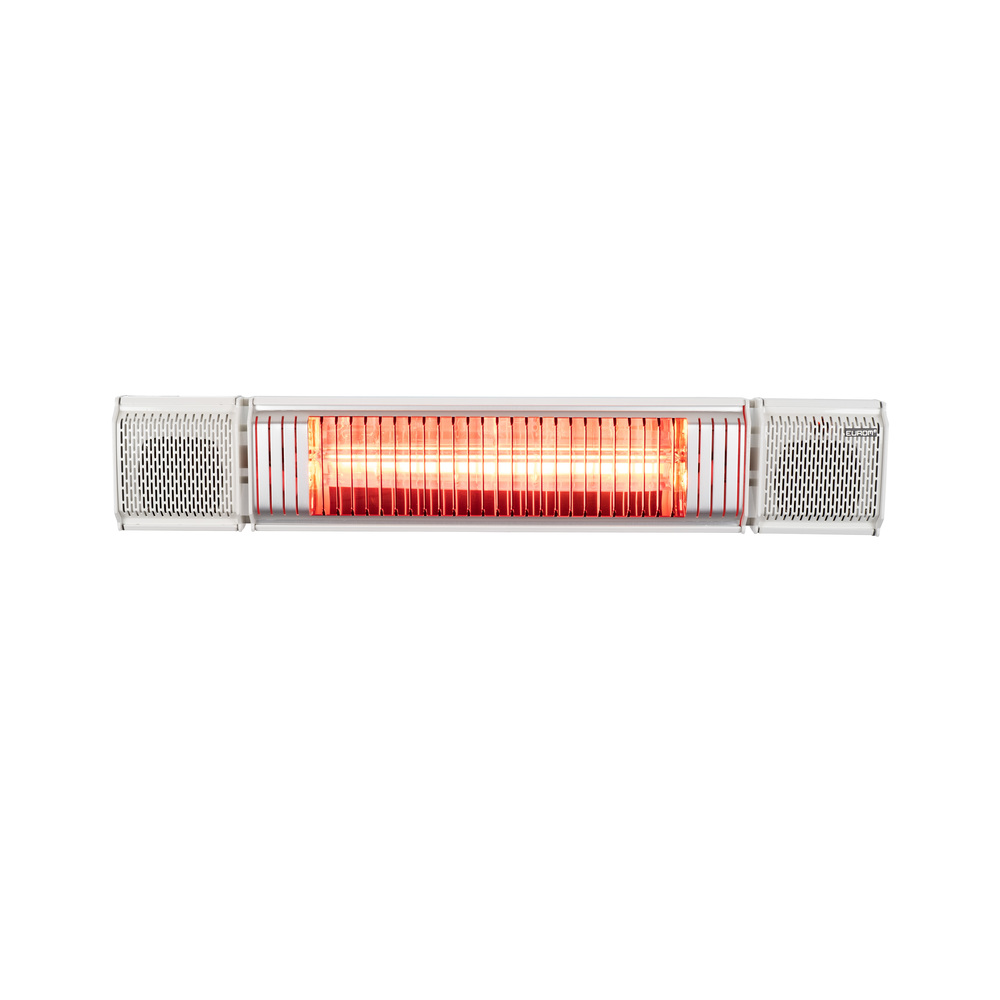 Eurom Heat and Beat - Hangende terrasverwarmer - Grijs - 2000 W Eurom Heat and Beat - Hangende terrasverwarmer - Grijs - 2000 W