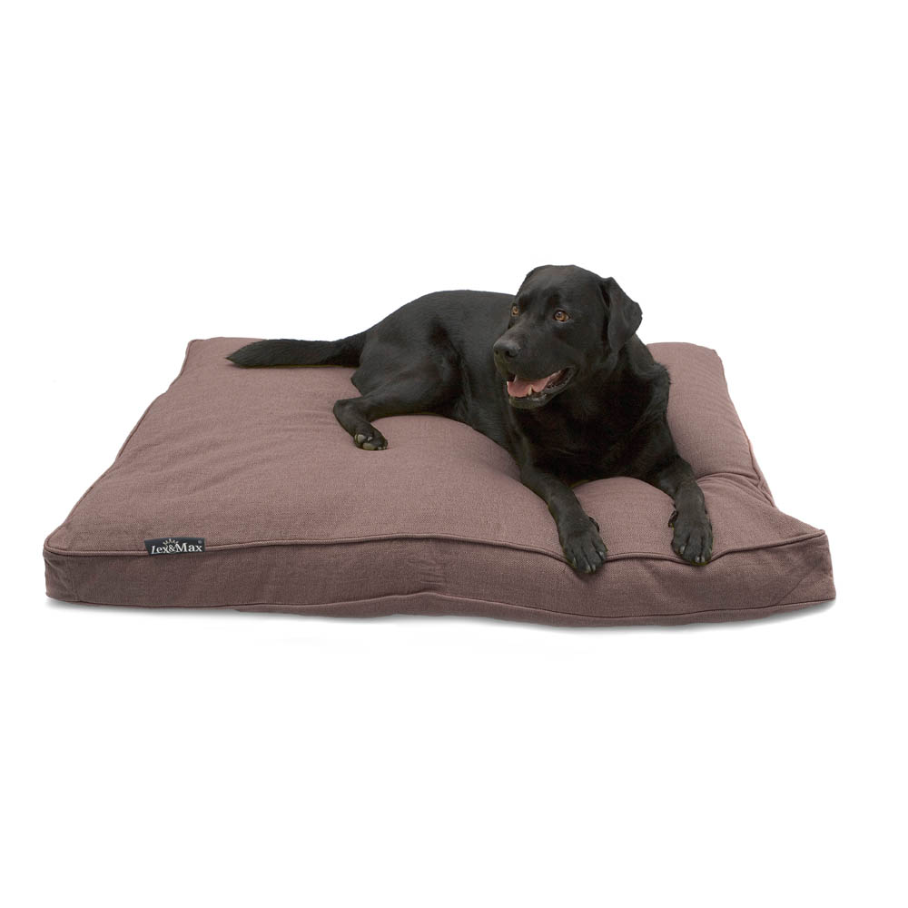 Lex & Max Maxima - Boxbed Hond - Bruin - 65x90x14 cm - S Lex & Max Maxima - Boxbed Hond - Bruin - 65x90x14 cm - S