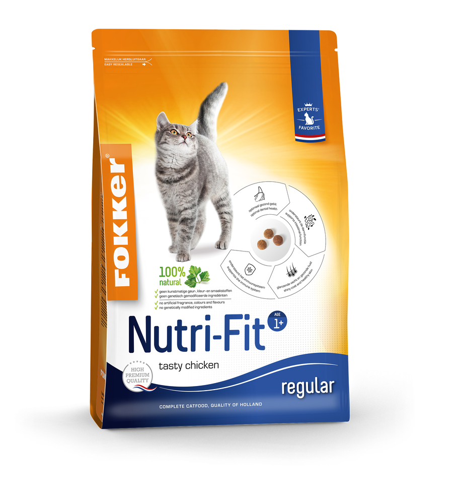 Fokker Nutri-Fit - Kattenvoer - 10.00 - rijst, kip