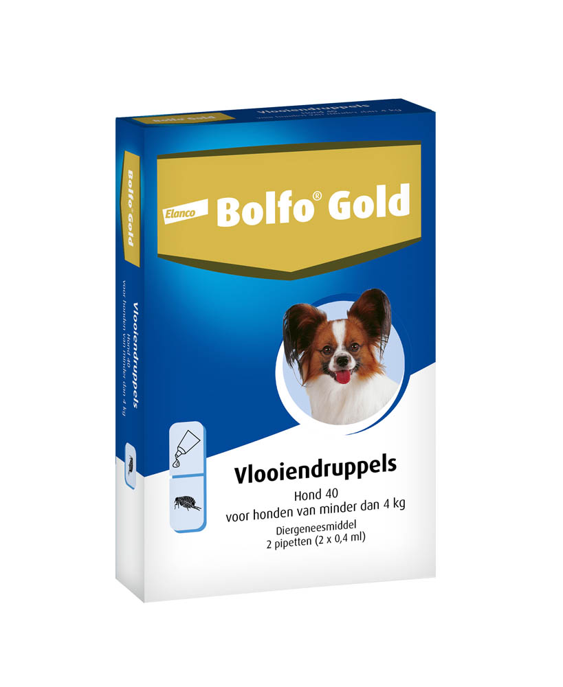 Bolfo Gold Hond 40 - Pipet - Anti vlooien Hond - 2 - XS