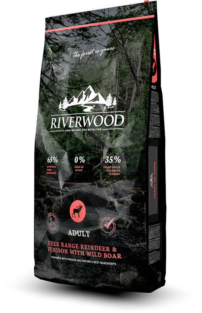 Riverwood  Adult - Hondenvoer - Rendier - Hert - 12 kg