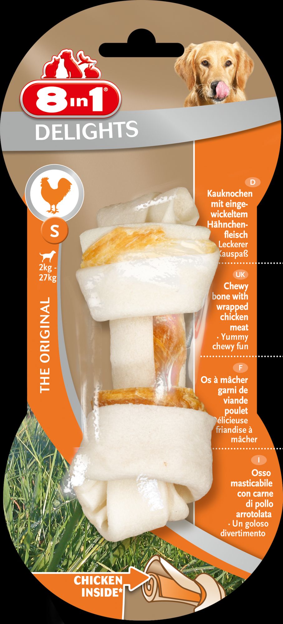 8in1 Delights Kauwbotten - Hondensnack - kip - S 8in1 Delights Kauwbotten - Hondensnack - kip - S
