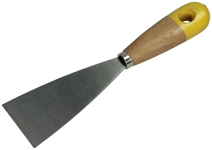 SAM - Plamuurmes 6cm - Geel - 23x6x2 cm - 22.8 cm SAM - Plamuurmes 6cm - Geel - 23x6x2 cm - 22.8 cm