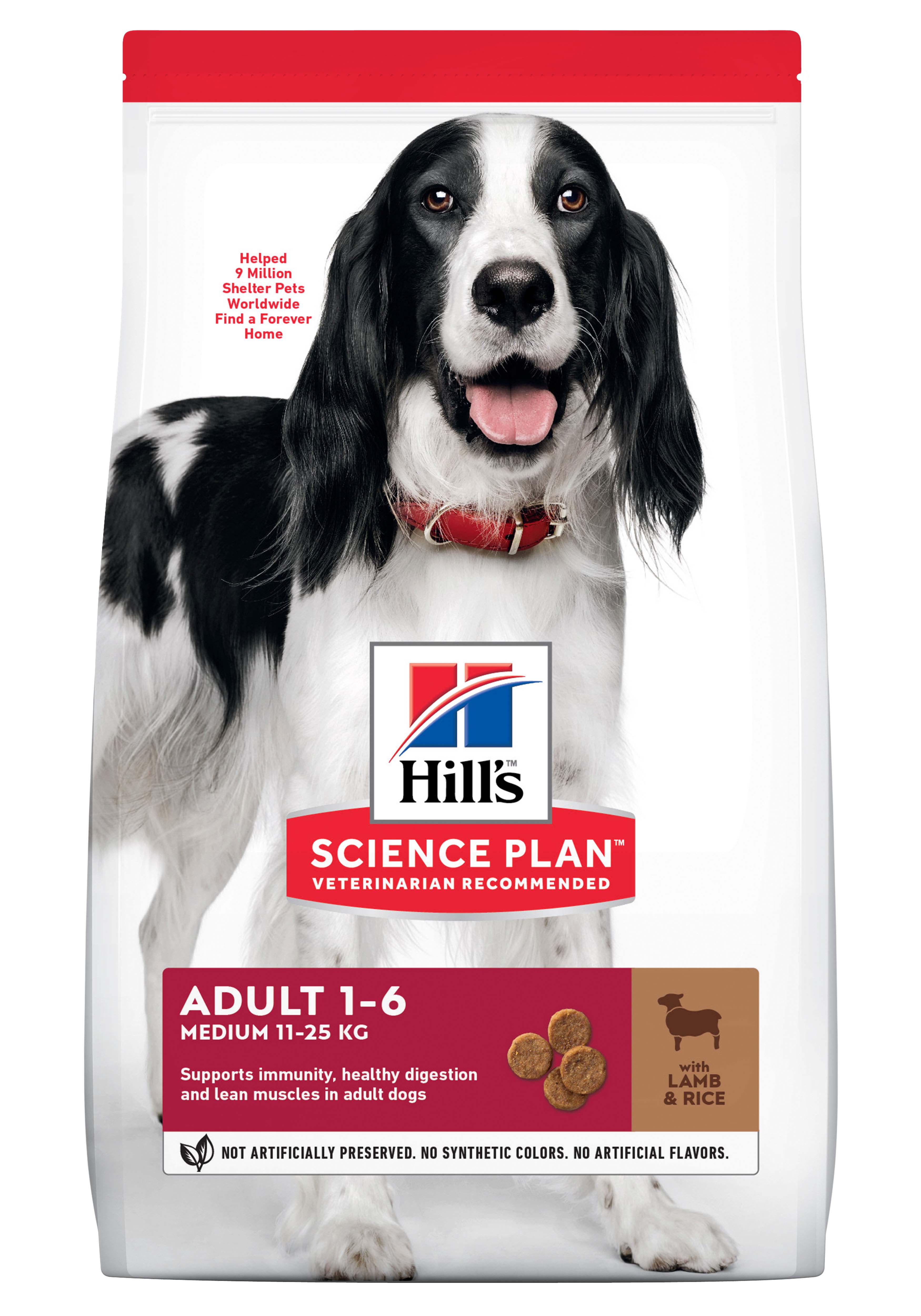 Hill’s Science Plan Adult - Hondenvoer - 12.00 - lam, rijst