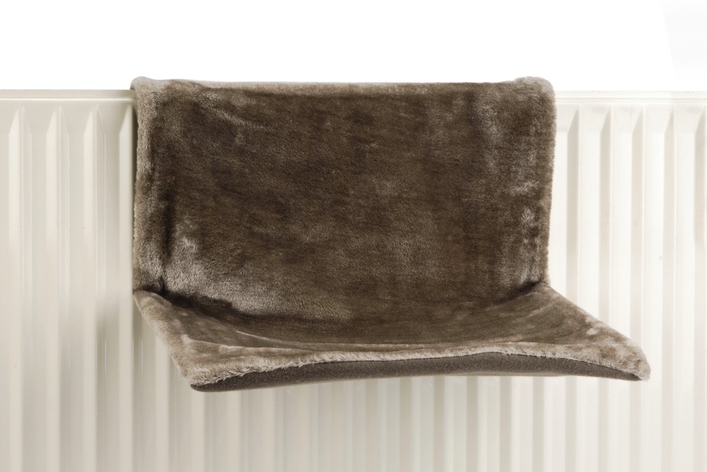 BEEZTEES Sleepy - Radiatorhangmat - Grijs - 10x46x10 cm BEEZTEES Sleepy - Radiatorhangmat - Grijs - 10x46x10 cm