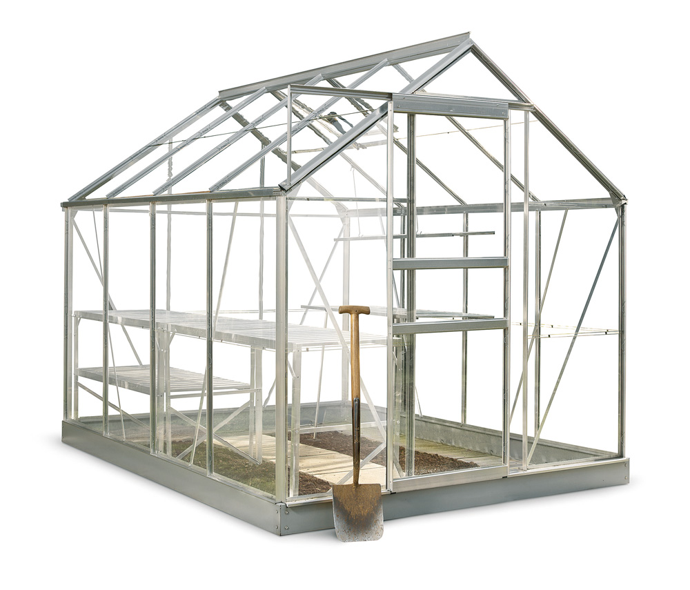 Halls Popular 86 - Tuinkas - 195.00 cm - Zilver - Veiligheidsglas - 193.00 cm - 257.00 cm
