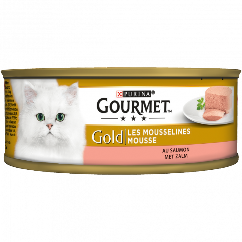 Gourmet   Gold Mousse - Kattenvoer - 85 - zalm