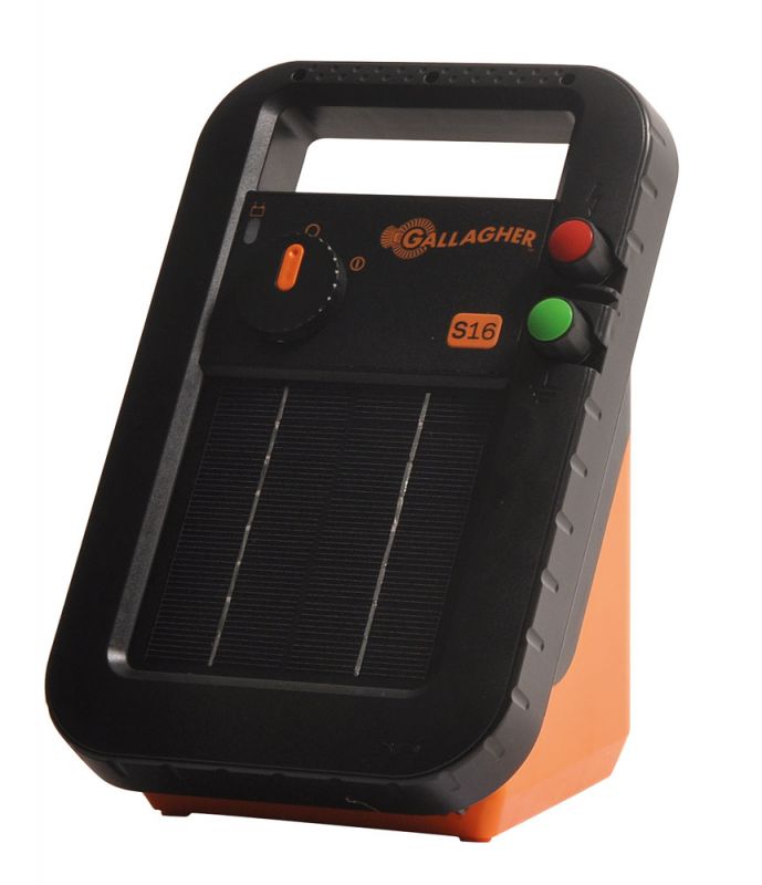 Gallagher S16 - Schrikdraadapparaten - 23.5 cm - 6V - 0.16 Joule - 23 cm Gallagher S16 - Schrikdraadapparaten - 23.5 cm - 6V - 0.16 Joule - 23 cm