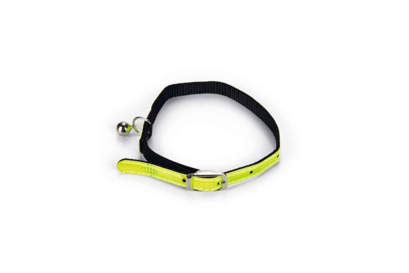BEEZTEES Reflecterend - Kattenhalsbandje - 32 cm - Geel - 10 mm BEEZTEES Reflecterend - Kattenhalsbandje - 32 cm - Geel - 10 mm