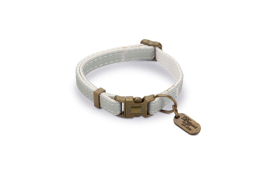 Designed by Lotte Virante - Kattenhalsbandje - 30 cm - Mint - 10 mm Designed by Lotte Virante - Kattenhalsbandje - 30 cm - Mint - 10 mm