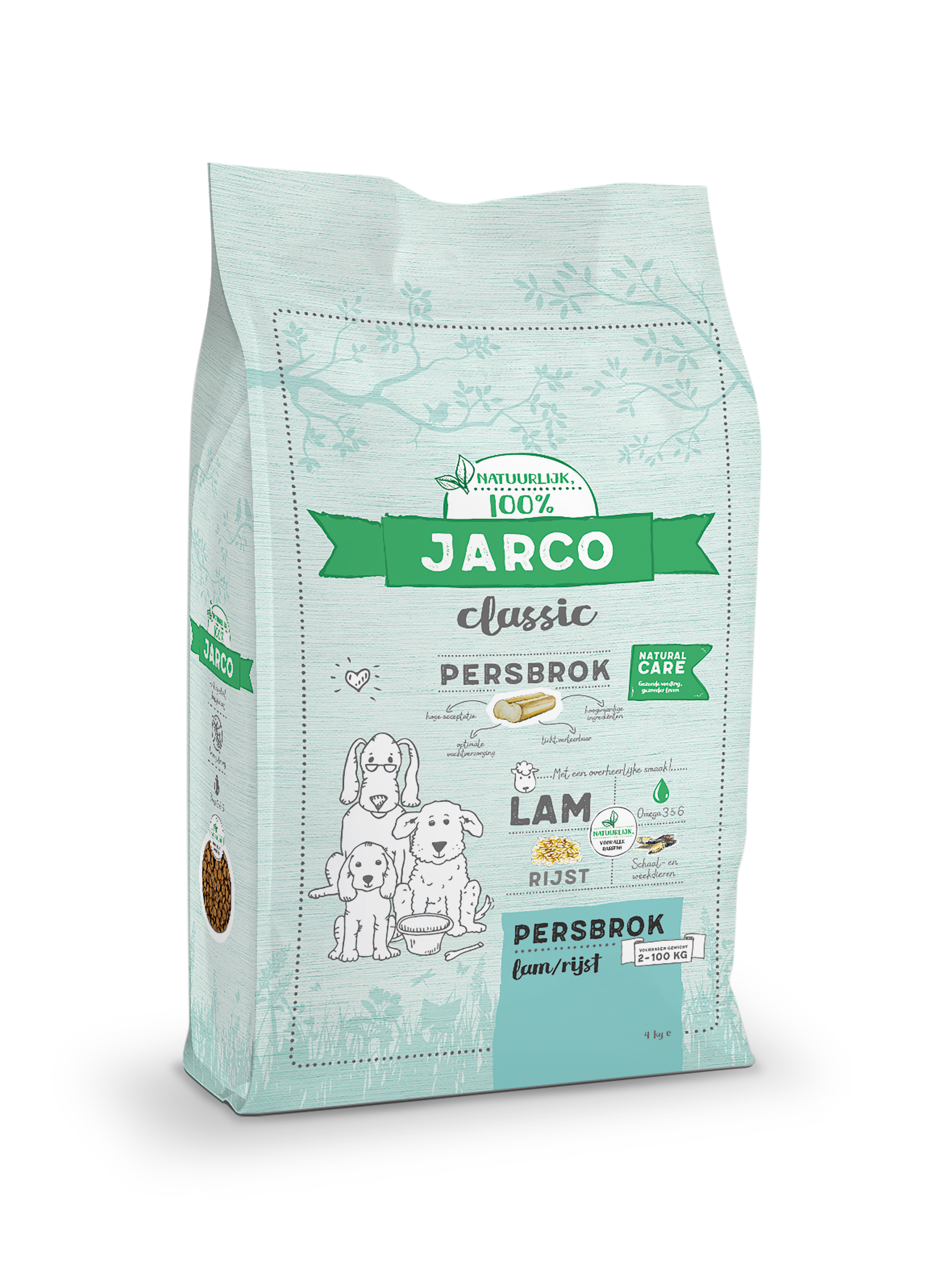 Jarco Dog Classic - Hondenvoer - 4 - Lam & rijst Jarco Dog Classic - Hondenvoer - 4 - Lam & rijst