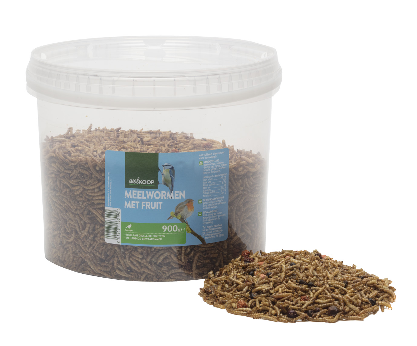 Welkoop Meelwormen met fruit - Tuinvogelvoer - 5 - Meelwormen+fruit Welkoop Meelwormen met fruit - Tuinvogelvoer - 5 - Meelwormen+fruit