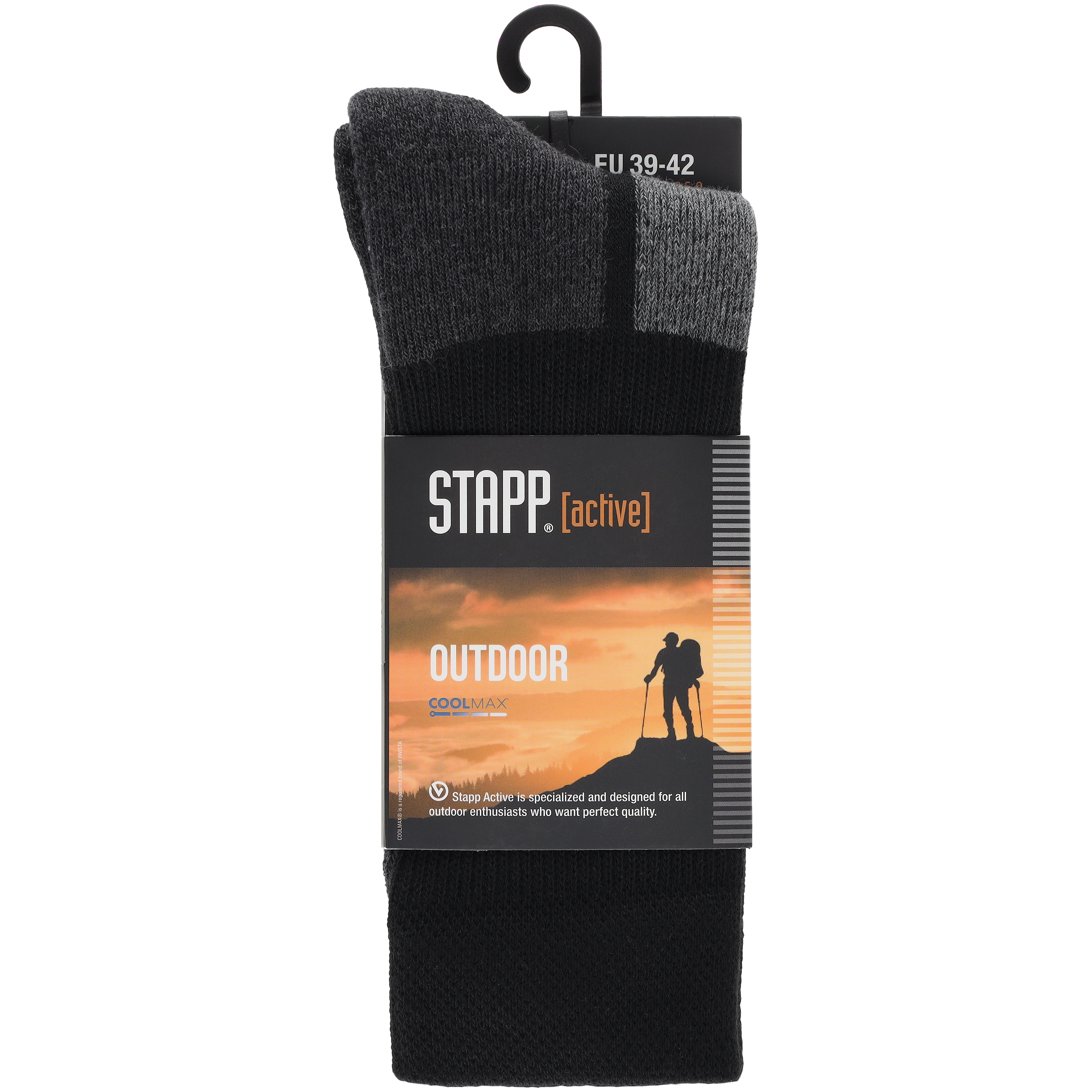 STAPP Outdoor  - Wandelsokken - Zwart - 39-42 STAPP Outdoor  - Wandelsokken - Zwart - 39-42