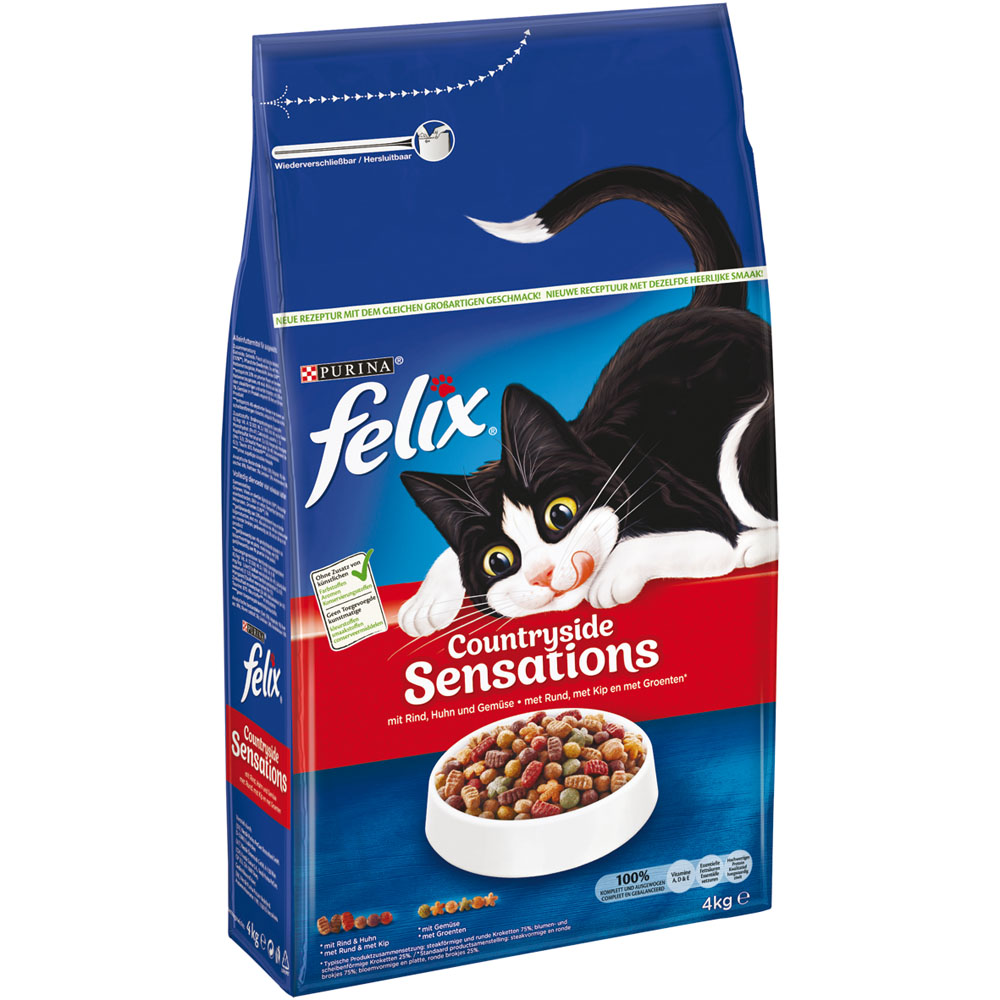 Felix Meaty Sensations - Kattenvoer - 4 - kip, rund