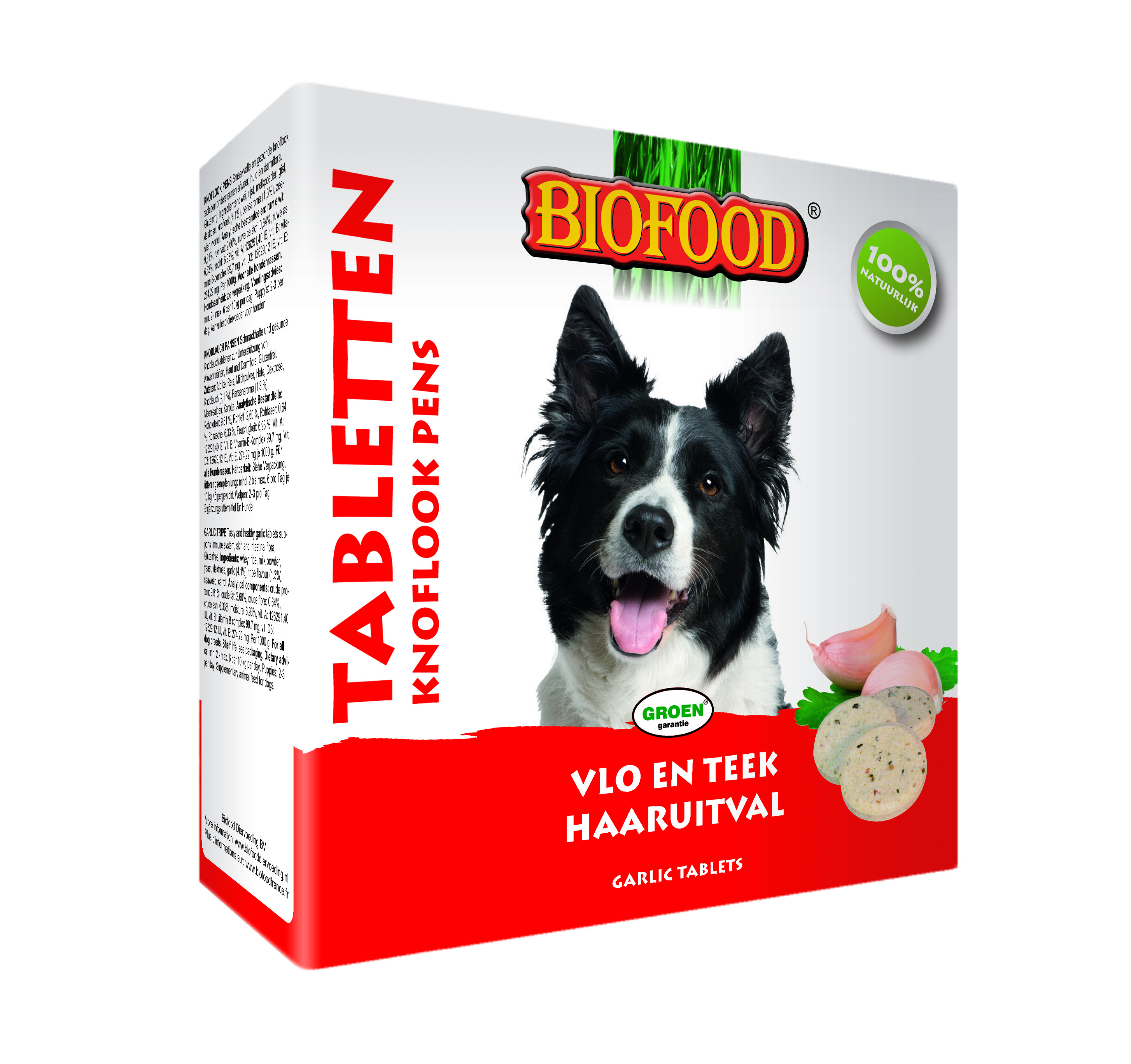 BF Petfood Pens - Knoflook Tabletten - 9.40 cm - 9.60 cm - pens - 3.60 cm
