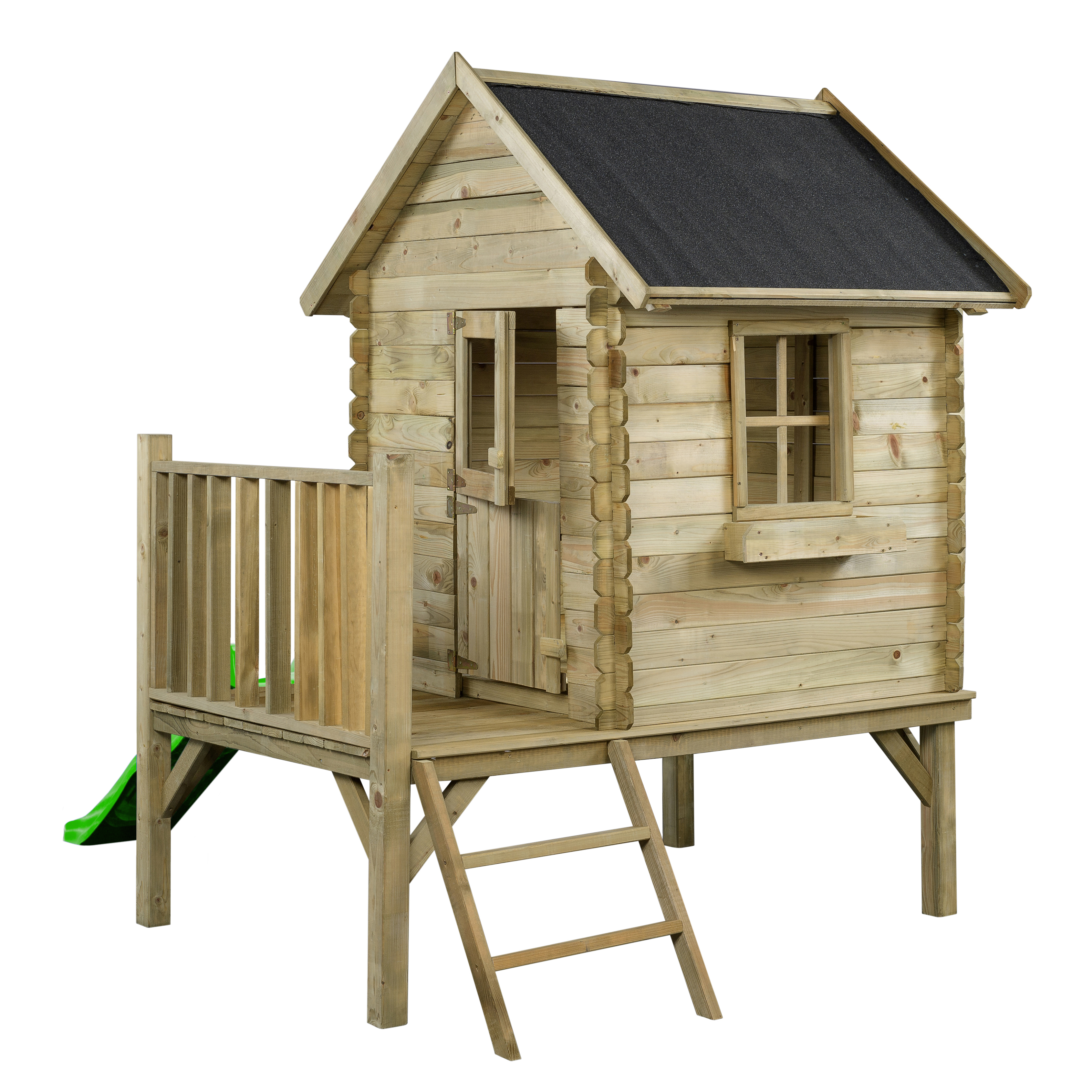 Swing King Camilla - Speelhuisje - Groen - Hout Swing King Camilla - Speelhuisje - Groen - Hout