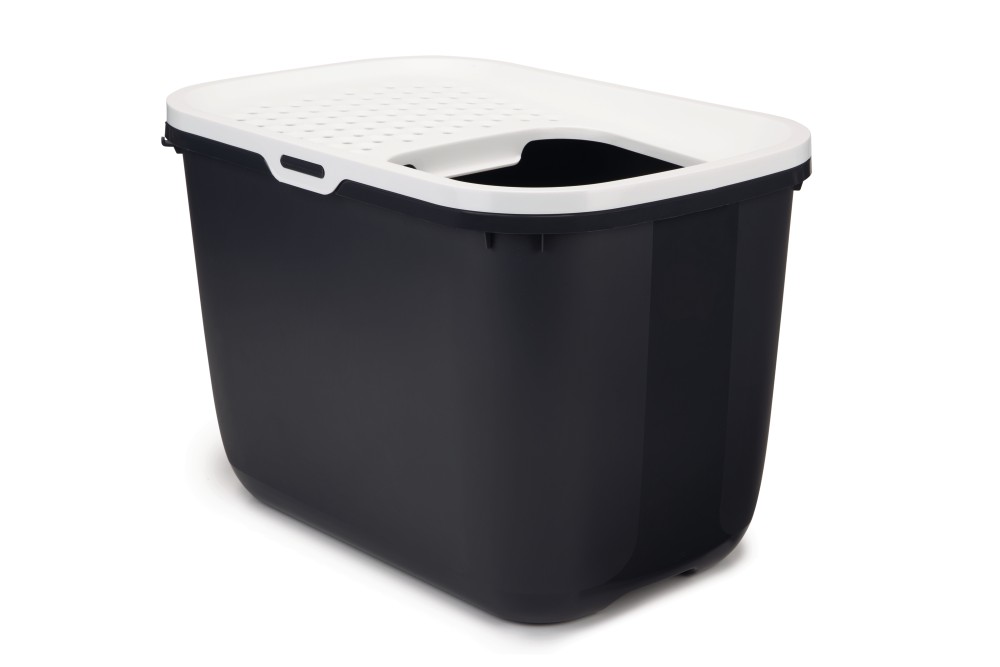 Savic Hop in - Kattenbak - Antraciet - 39.5x38.5x58 cm Savic Hop in - Kattenbak - Antraciet - 39.5x38.5x58 cm