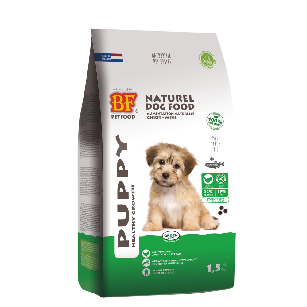 BF Petfood Puppy Small Breed - Hondenvoer - 1.50 - kalkoen
