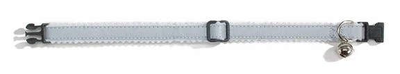 Beeztees Reflecterend - Kattenhalsband - 32 cm - Wit/grijs Beeztees Reflecterend - Kattenhalsband - 32 cm - Wit/grijs