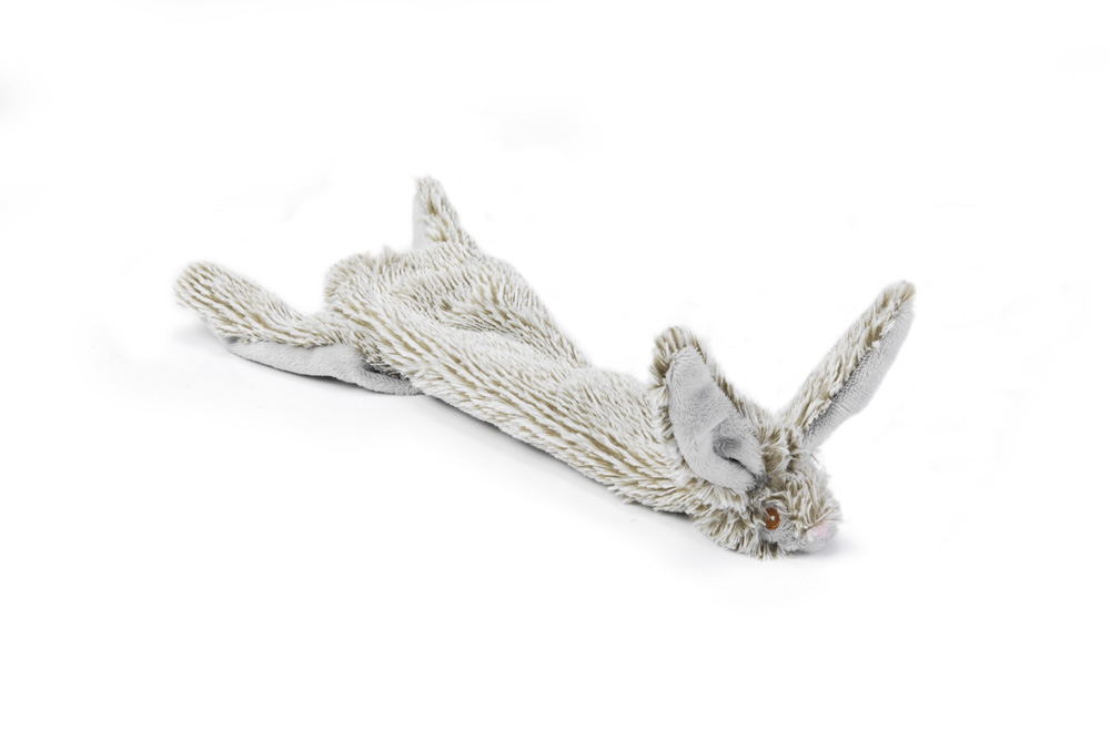 Beeztees Flatino Konijn - Knuffel - Hondenspeelgoed - Beige - 2.5x10x15 cm Beeztees Flatino Konijn - Knuffel - Hondenspeelgoed - Beige - 2.5x10x15 cm