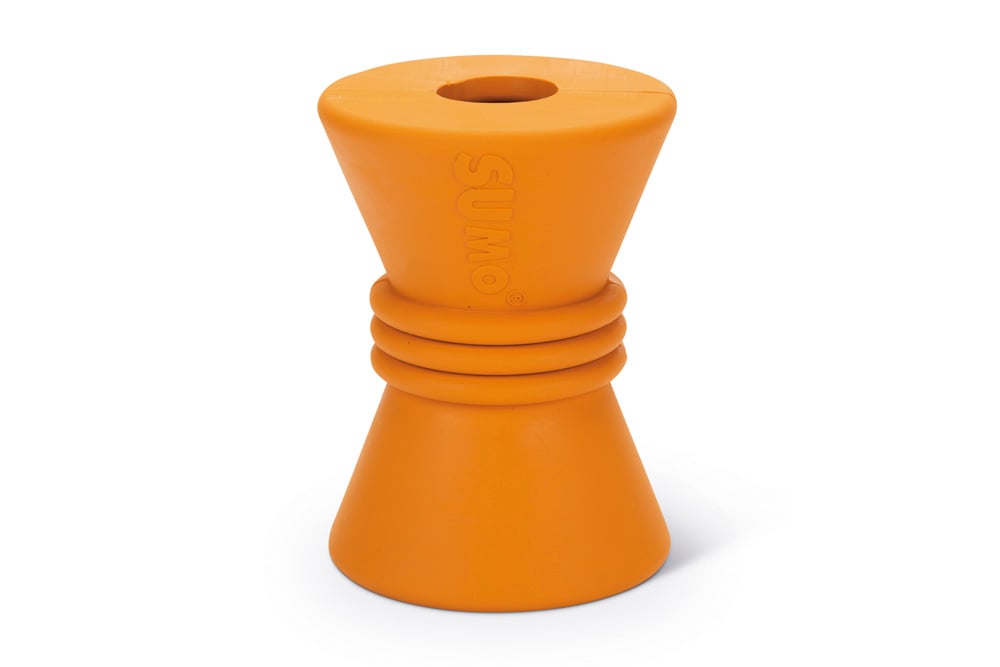 Beeztees Sumo Play Diabolo - Vulbaar Hondenspeelgoed - oranje - 20.3x14.1x8 cm Beeztees Sumo Play Diabolo - Vulbaar Hondenspeelgoed - oranje - 20.3x14.1x8 cm