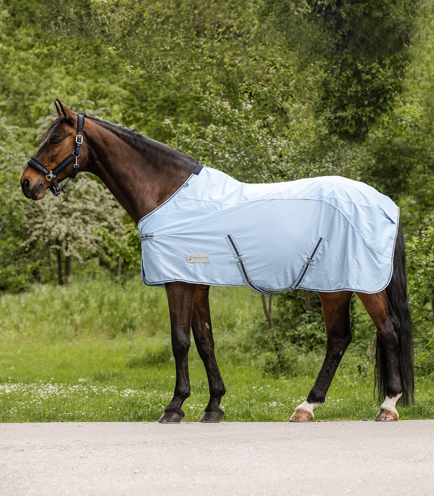 Waldhausen Pro - Vliegendeken - Paardendeken - 95.00 cm - Blauw - 6.50 cm - 115/165 - 40.00 cm