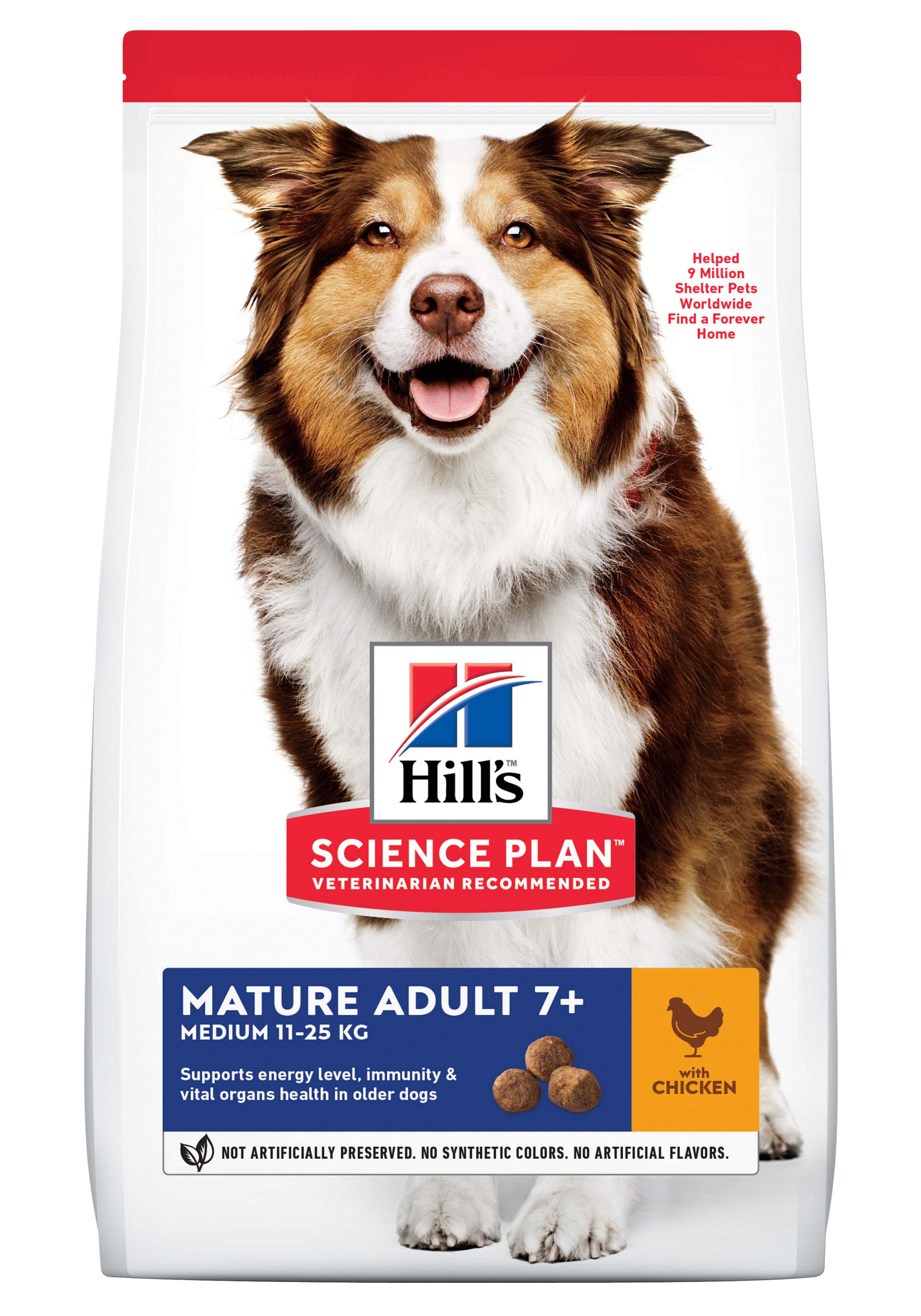 Hill’s Science Plan Mature Adult Medium - Hondenvoer - 12 - kip Hill’s Science Plan Mature Adult Medium - Hondenvoer - 12 - kip