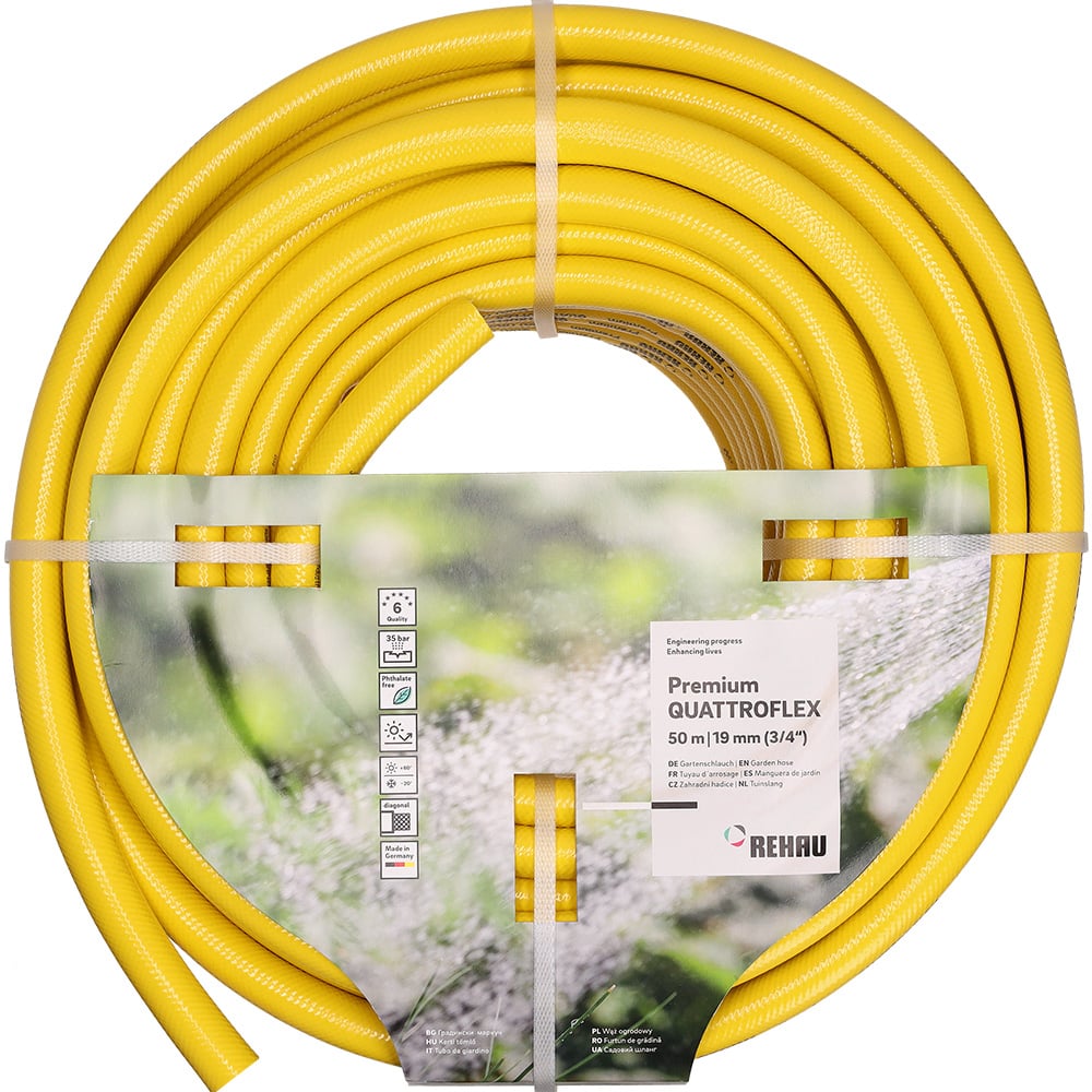 Rehau Quattroflex - Tuinslang - 19 mm (3/4") - 50 m - 19 inch Rehau Quattroflex - Tuinslang - 19 mm (3/4") - 50 m - 19 inch