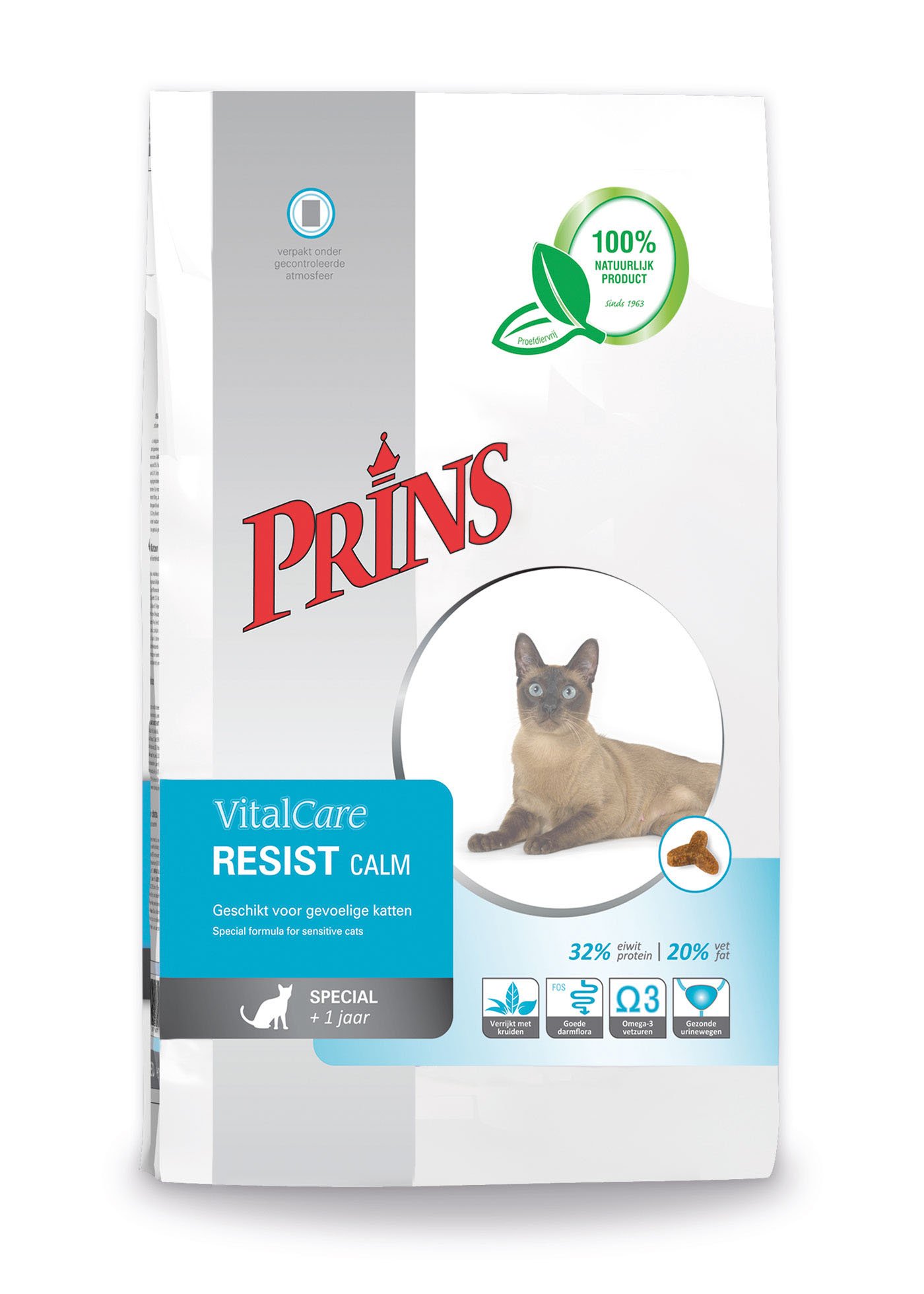 Prins VitalCare - Resist - Calm - Kattenvoer - 1500.00 - gevogelte