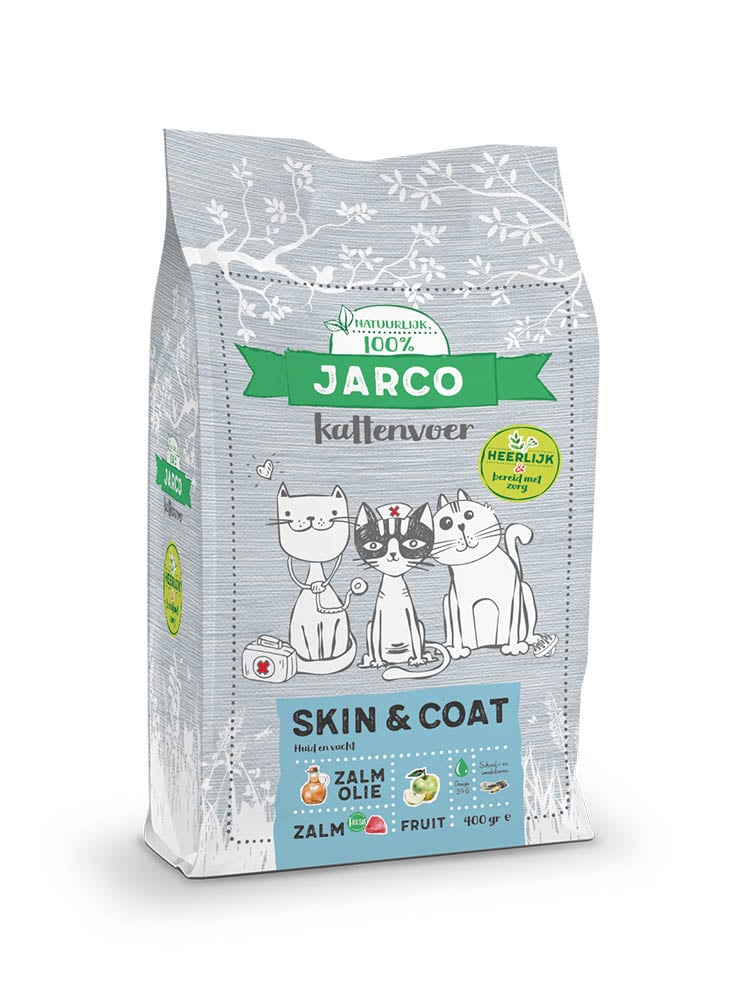 Jarco Skin & Coat - Kattenvoer - 2.00 - zalm
