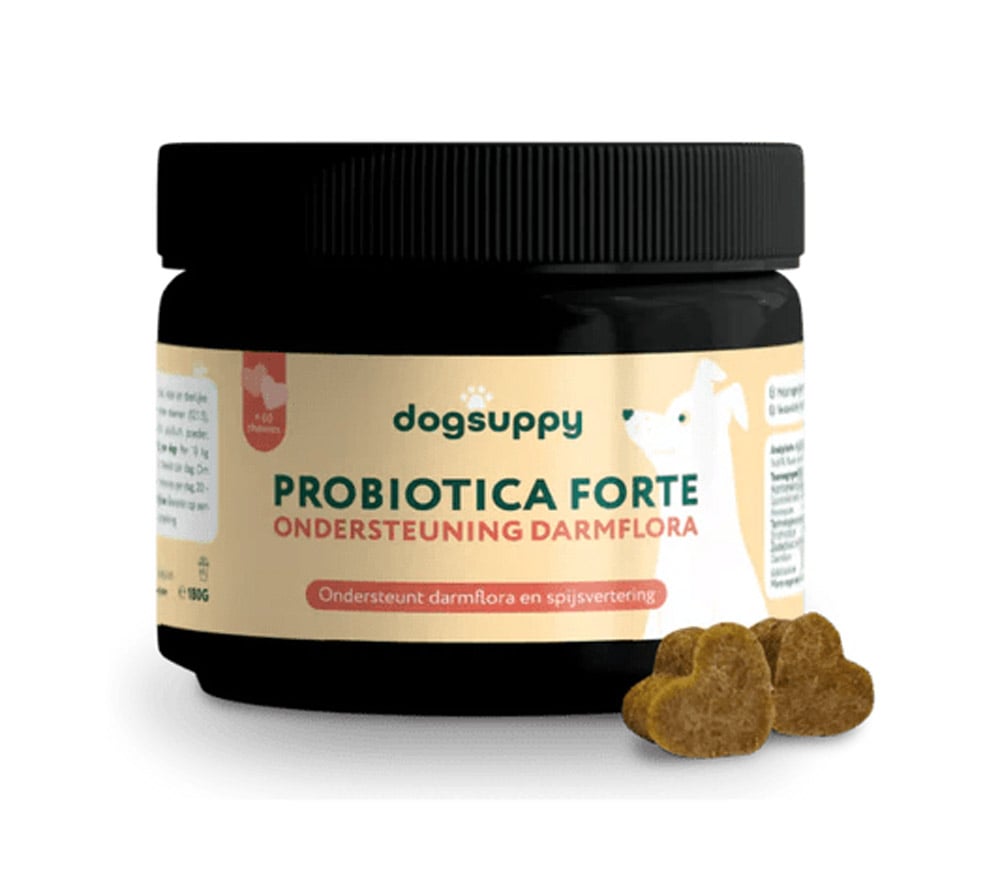 Dogsuppy Probiotica Forte kip - Spijsvertering en darmflora - 60 - kip