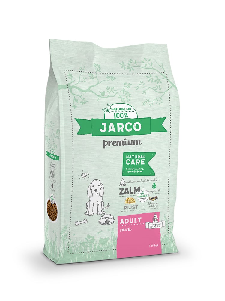 Jarco Dog Mini Adult - Hondenvoer - Zalm - 1,75 kg