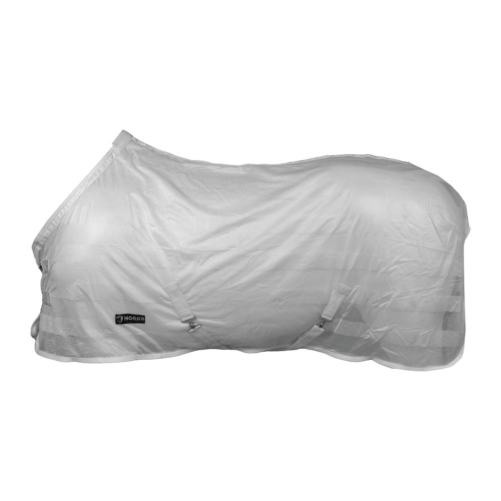 Horka Vliegendeken - met Strepen - 95.00 cm - Wit - 6.50 cm - 125/175 - 40.00 cm