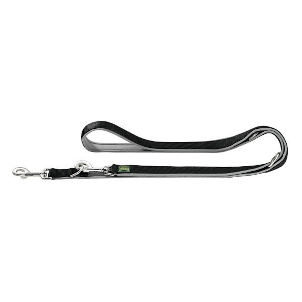 Hunter Vario Plus lijn - Hondenriem - Zwart - 200 cm Hunter Vario Plus lijn - Hondenriem - Zwart - 200 cm